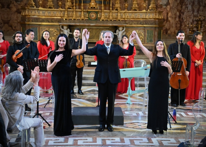 Reggia di Caserta – Saluti dopo Stabat Maer di G. B. Pergolesi