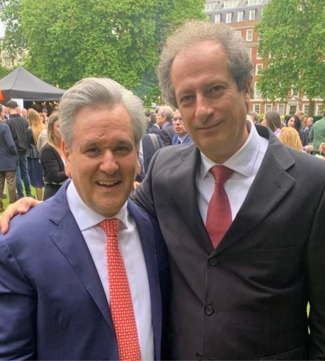 Concert in London Maestro Antonio Pappano before an audience